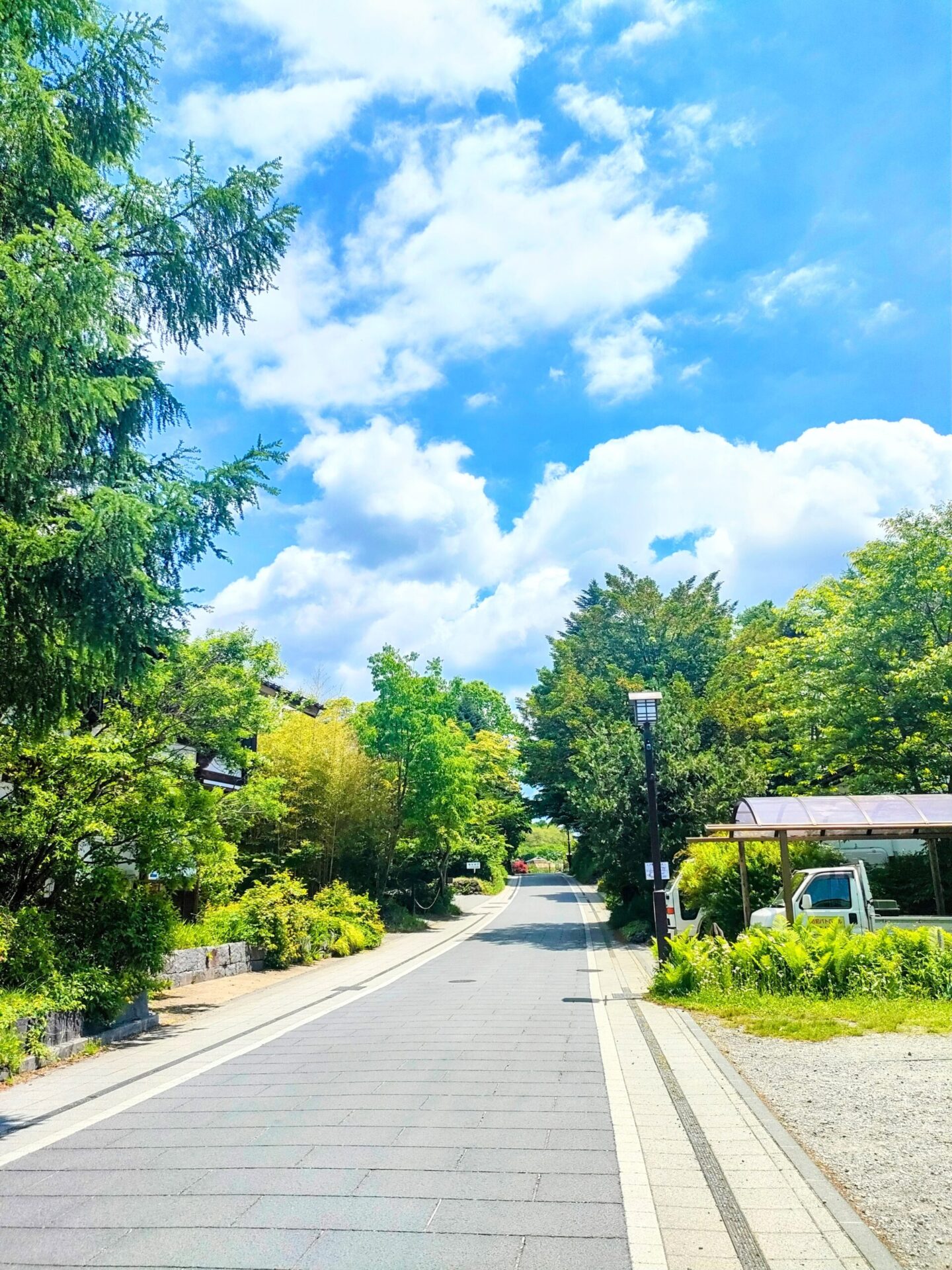 追分宿の旧中山道