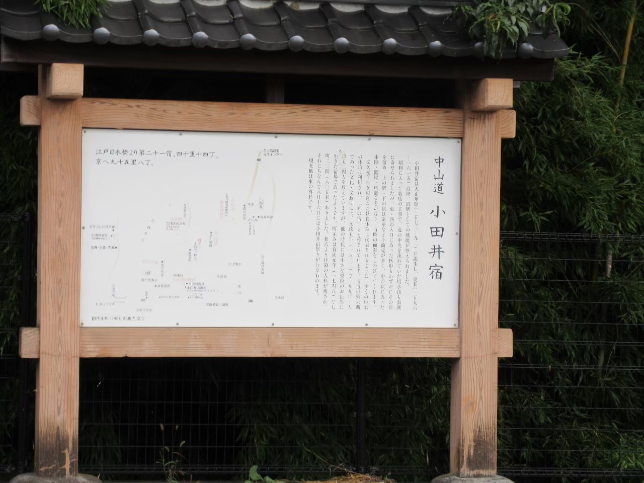 小田井宿東口（江戸口）跡