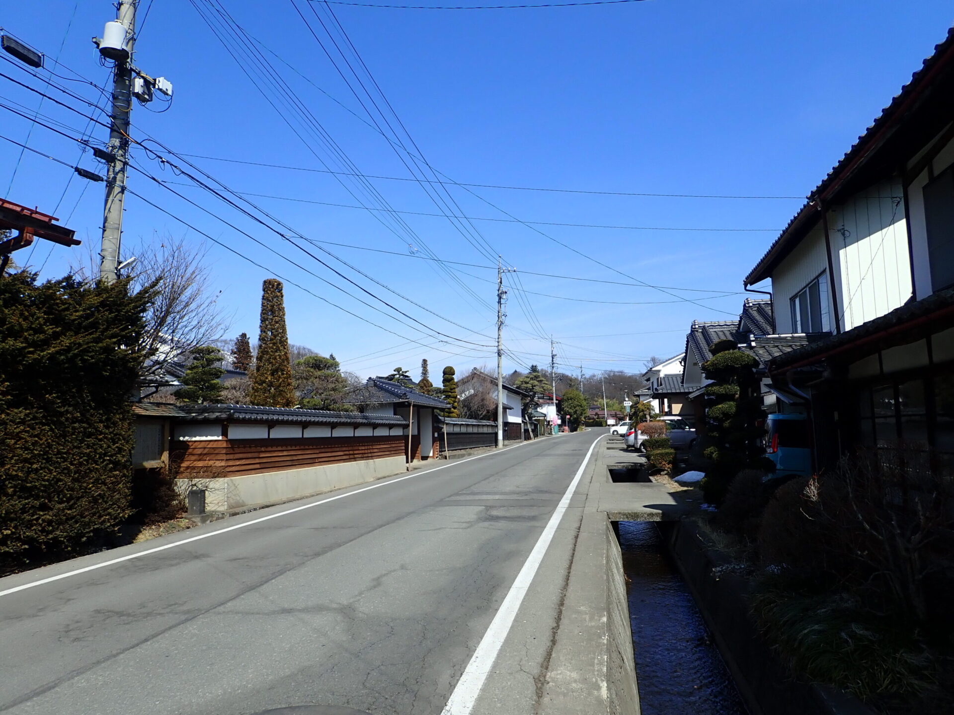 小田井宿の旧中山道
