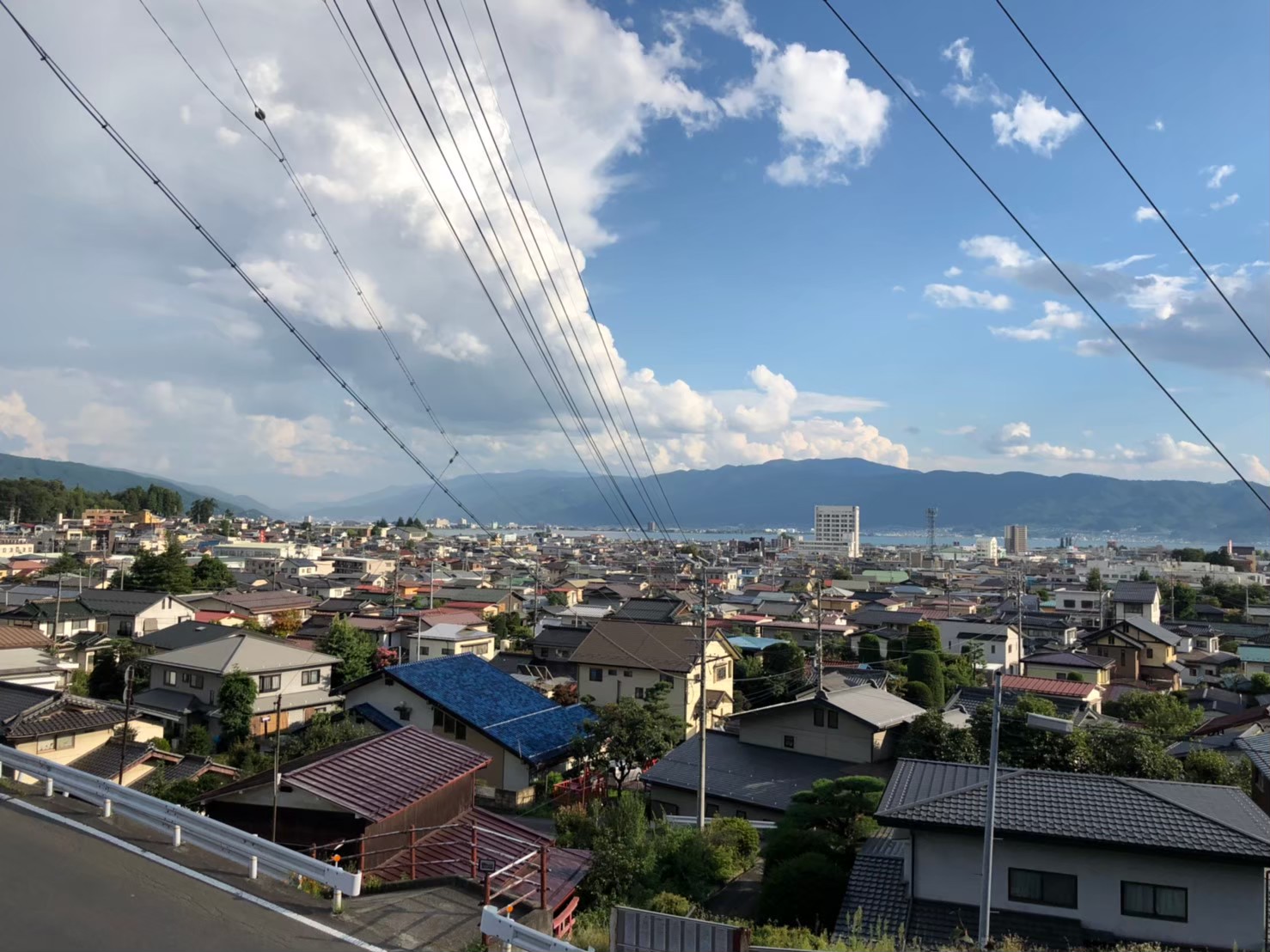 下諏訪宿の風景(中山道第29宿)