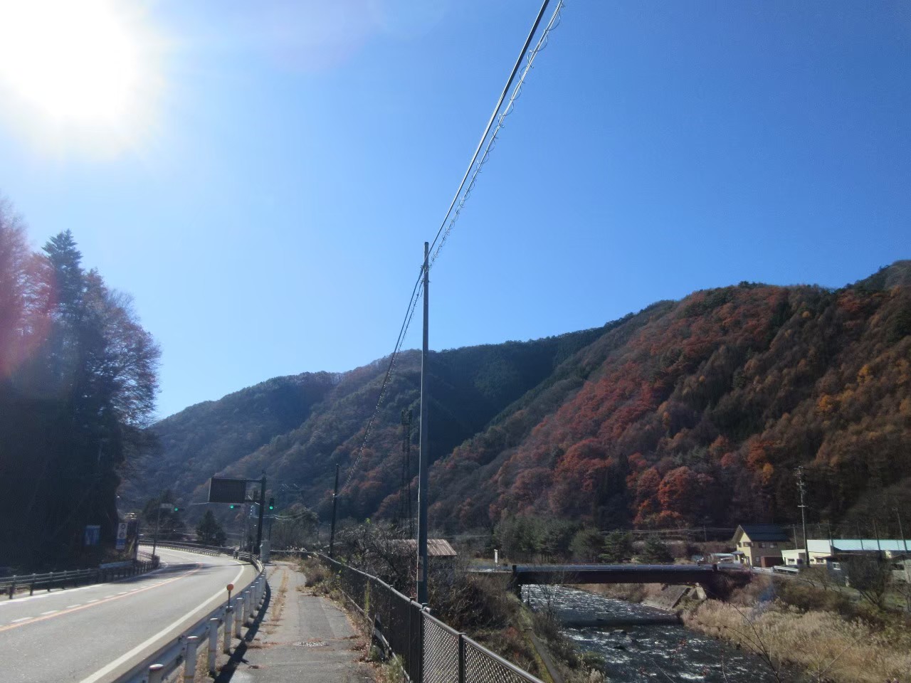 薮原宿〜宮ノ越宿間の風景（中山道・木曽路）