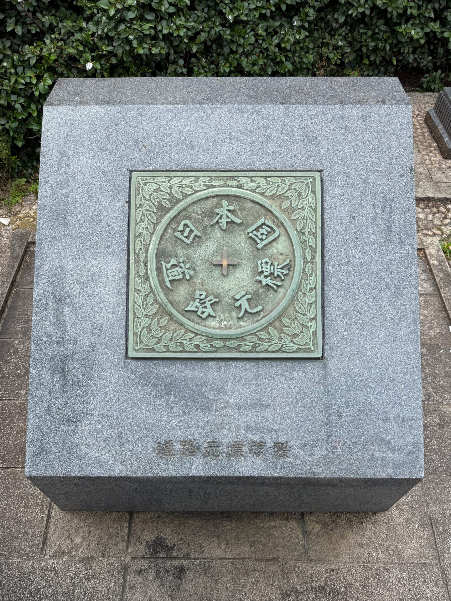 日本国道路元標(日本橋中央)