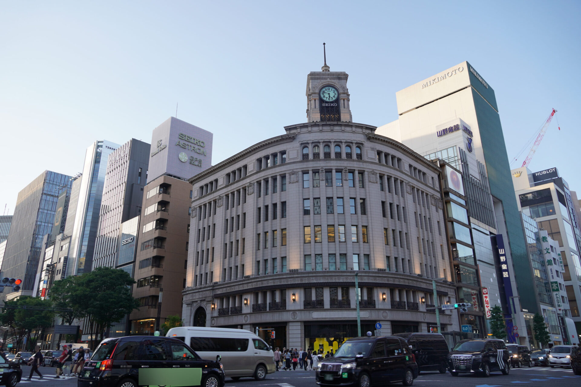 銀座四丁目交差点（東海道・日本橋〜品川宿）