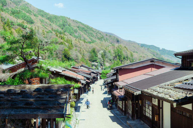 奈良井宿の町並み(中山道)